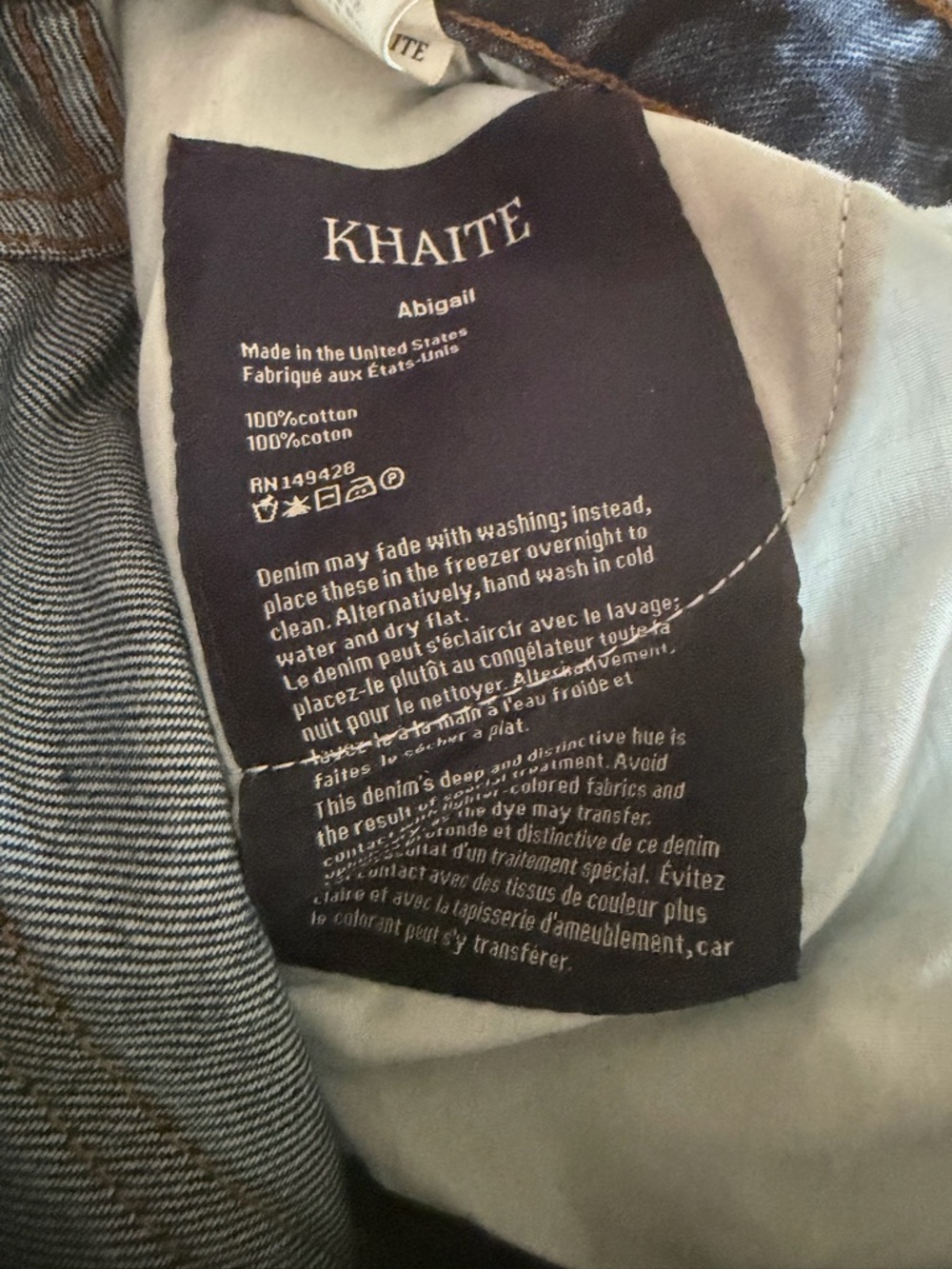 KHAITE Abagail Straight Jeans - Picture 6 of 7